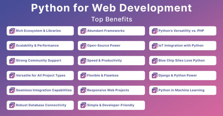 Top Reasons to Choose Python for Web Development - TopDevelopers.co
