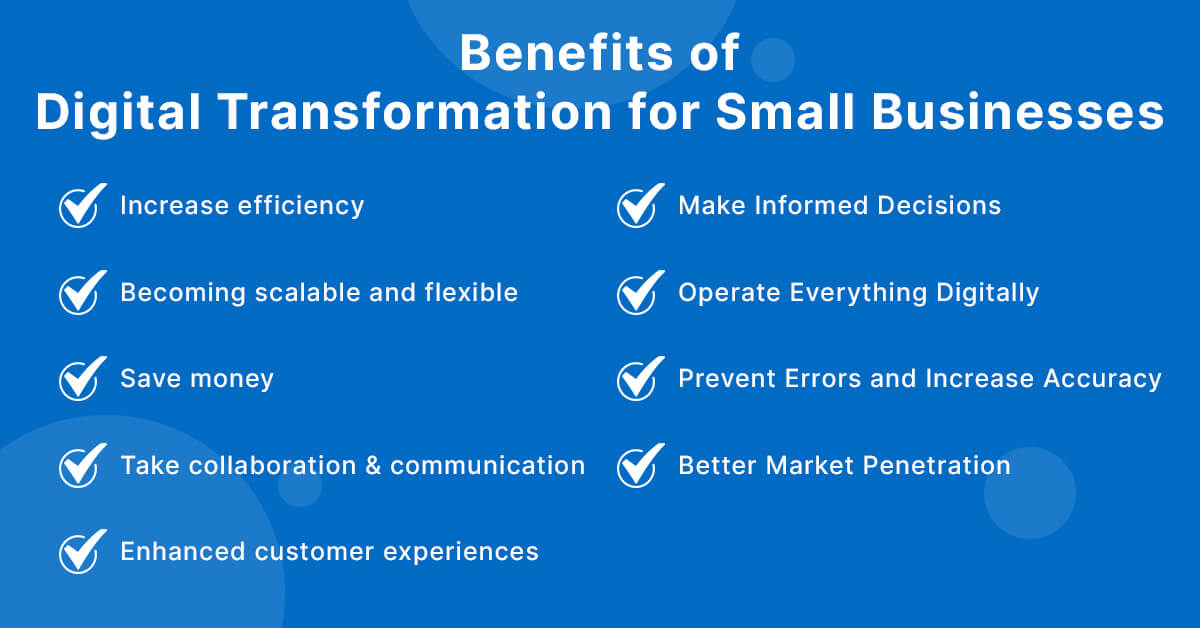 Benefits of Digital Transformation for Small Businesses