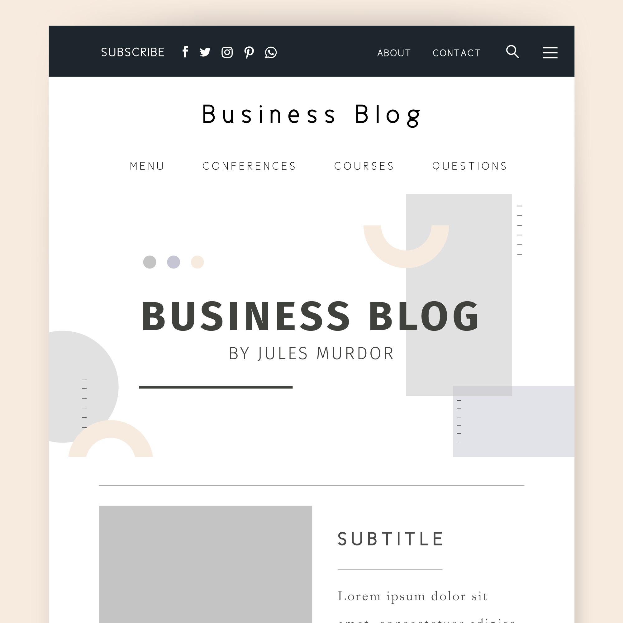 Blog Page