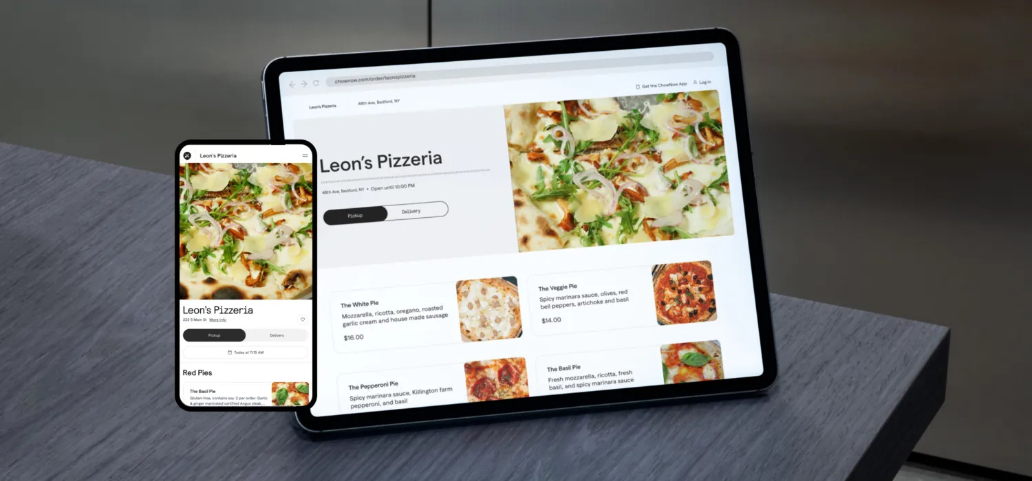 Chownow Online Ordering System