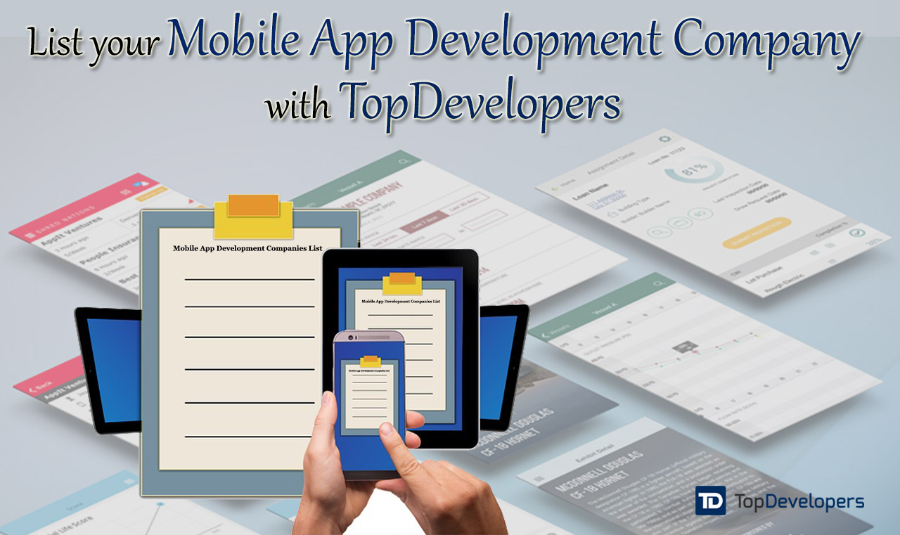 Mobile app development company listing