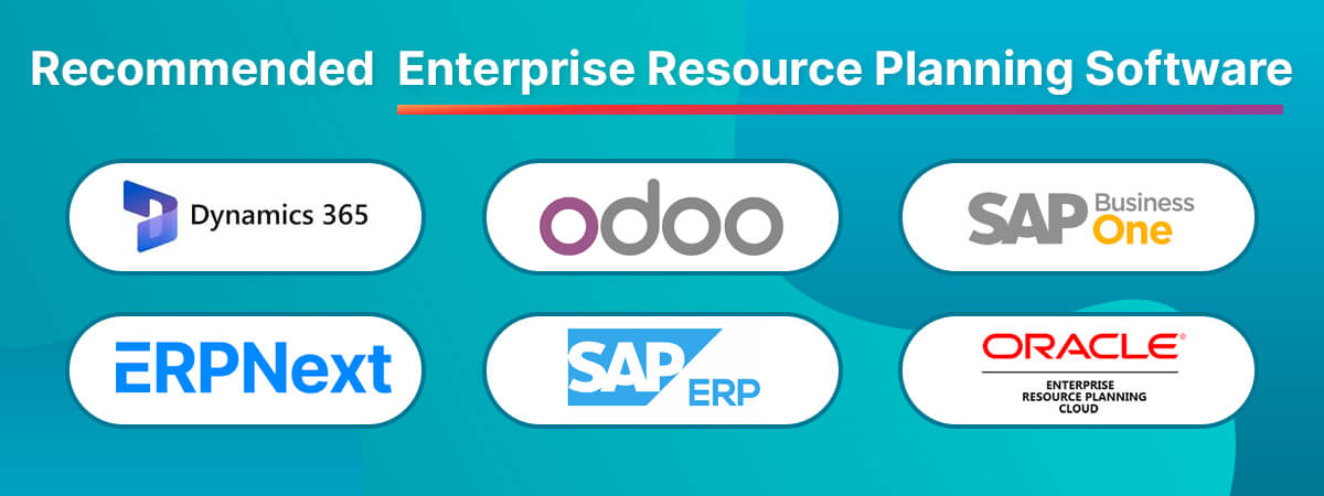 Recommended Enterprise Resource Planning Software