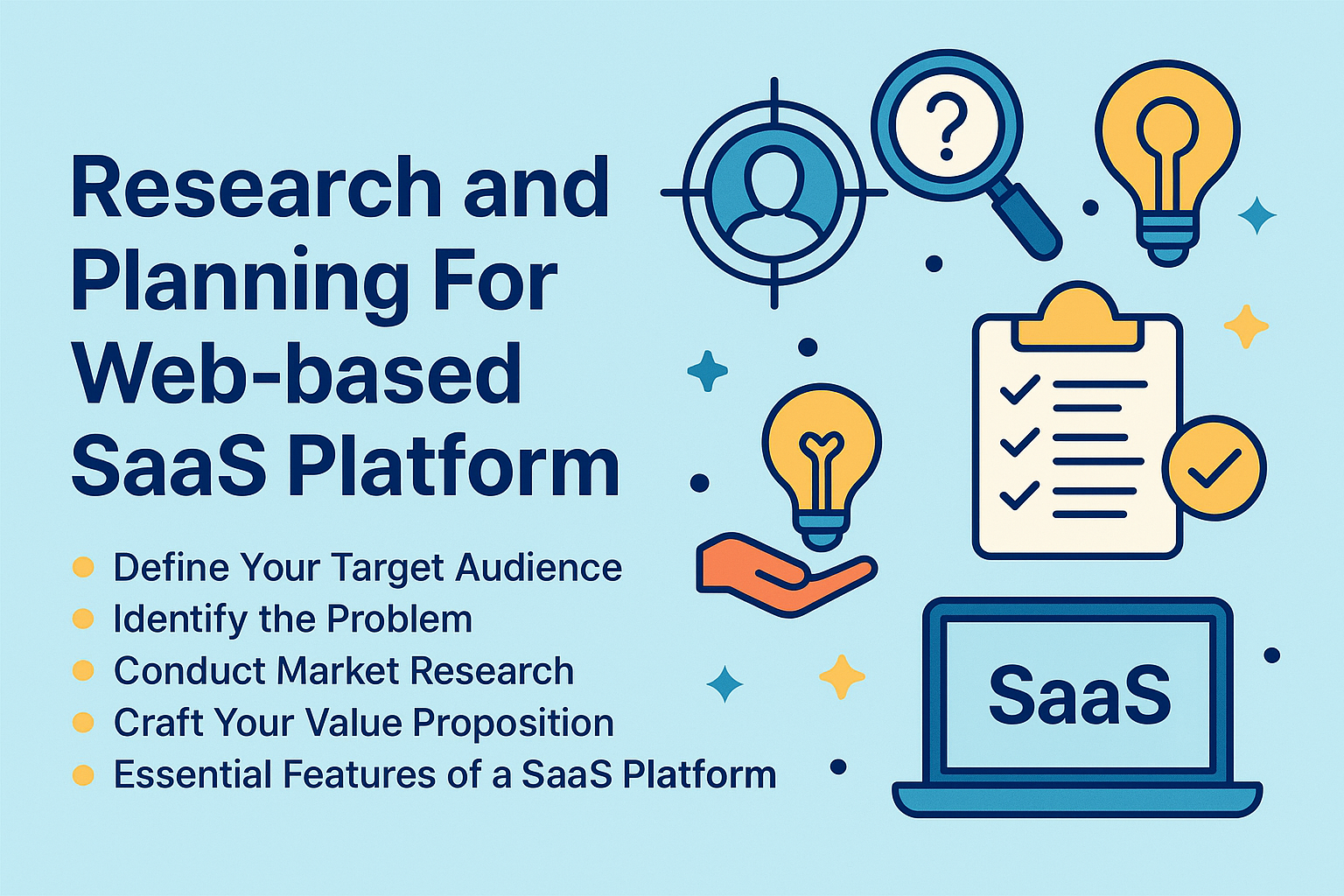Research and Planning For web-based SaaS platformm