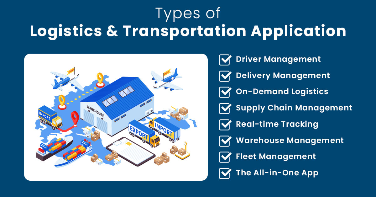 Types of Logistics and Transportation Application