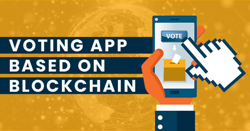 Blockchain-based voting app