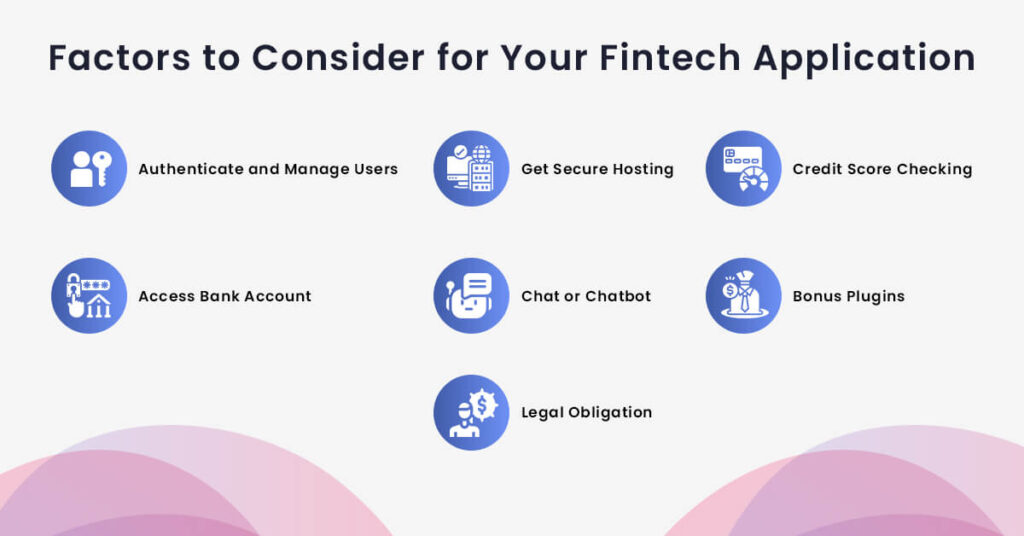 Factors to Consider for Your Fintech Application