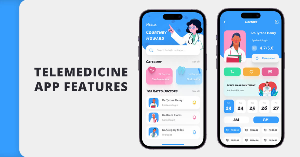 Telemedicine App Features